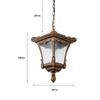 American Style Retro Nordic Vintage Pendant Light  Industrial Hanging Lamp Living Room Dining Room Light Fixture Lamp