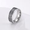 Viking Style Stainless Steel Auspicious Clouds Rings For Men Personalized Dominant Trend Retro Jewelry