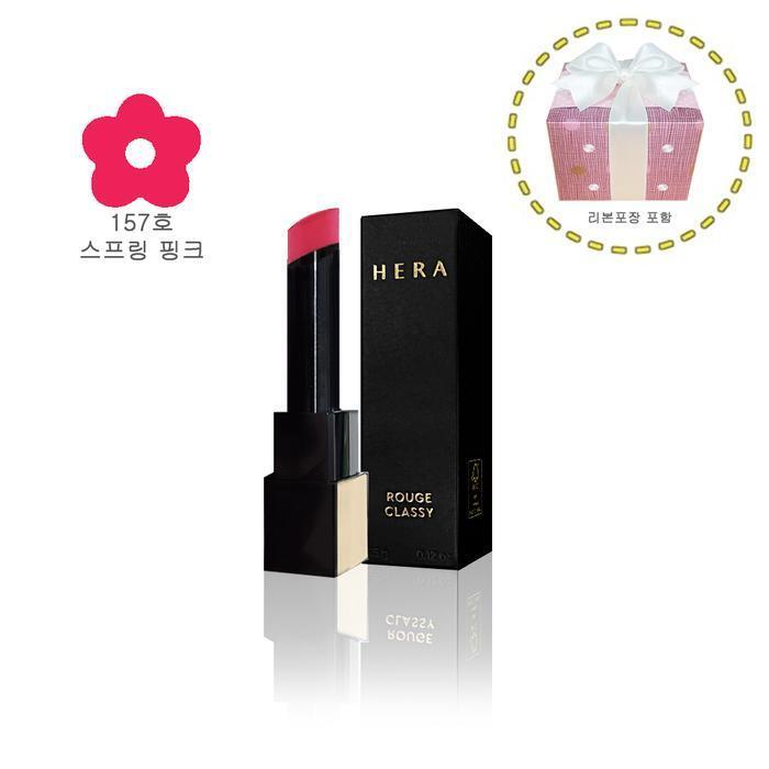 HERA NEW Rouge Clash 3.5g (No. 157 Spring Pink) (Ribbon Packaging + Plain Shopping Bag Included) (17538450) No. 157 Spring Pink