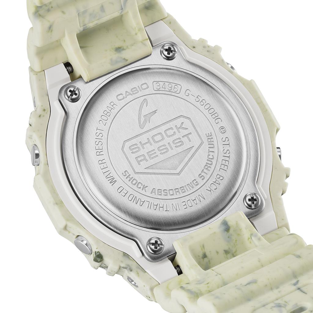 Casio G-SHOCK Men's Resin 200M Water Resistant Shock Resistant Alarm Quartz Watch G-5600BG-5