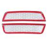 For Hyundai Tucson NX4    Accessories Interior Door Loudspeaker Audio Speaker Cover Trim Bezel Cover Silver Garnish