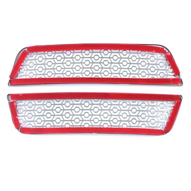 For Hyundai Tucson NX4    Accessories Interior Door Loudspeaker Audio Speaker Cover Trim Bezel Cover Silver Garnish