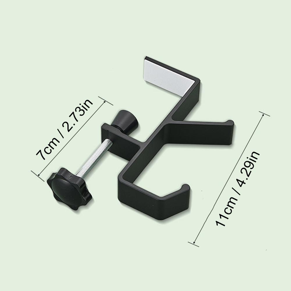 1/4 Stück Verstellbarer Schreibtischkantenhaken Gaming-Headset Schreibtischaufhänger Rucksackaufbewahrung Hängehaken Halter Stanzfrei Heim-Büro Organizer