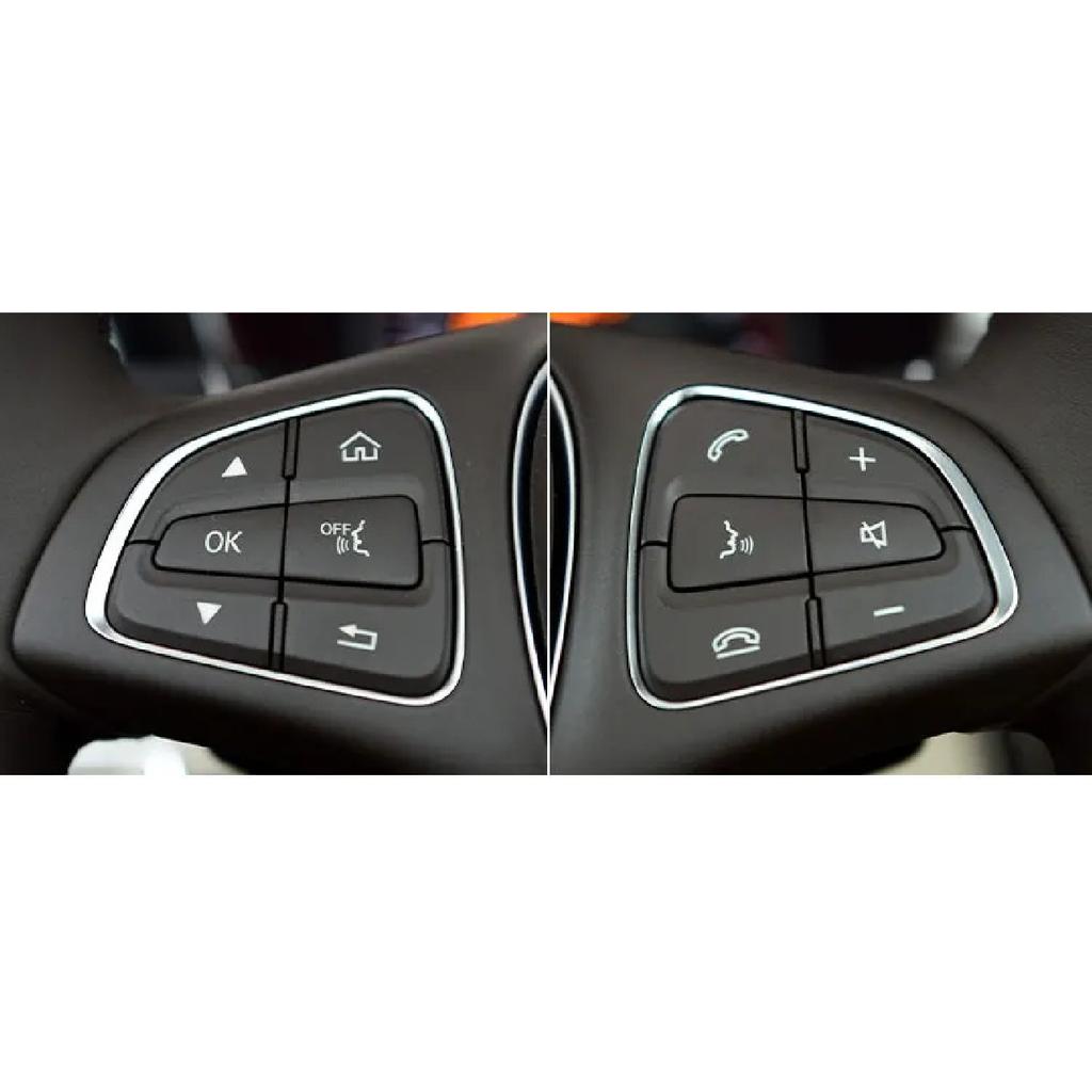 Für Mercedes W205 W253 Auto Lenkrad Multifunktions-Bedientasten Abdeckung Für Benz C GLC Klasse C180 C200 C220 GLC260 GLC300