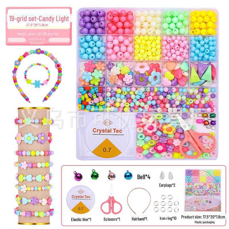 Keyou DIY Beads Kit for Kids: Handmade Bracelets & Necklaces Accessories