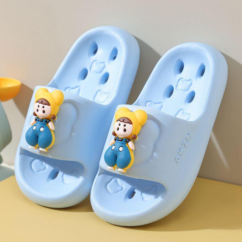 Children's Quick-Dry Anti-Slip Bathroom Slippers - Boys & Girls Summer Shower Sandals