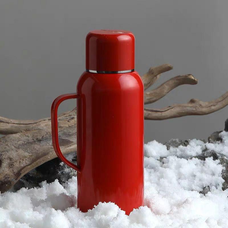 Big Cap Intelligent Thermos Cup Mug Office Temperature Steel Water Cup Insulated Pot Pot Braised Teapot Durable Durable