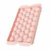 33 Grid Ice Tray with Lid Compact Freezing Balls Mold PP Plastic Sphere Ice Cube Maker for Home Use