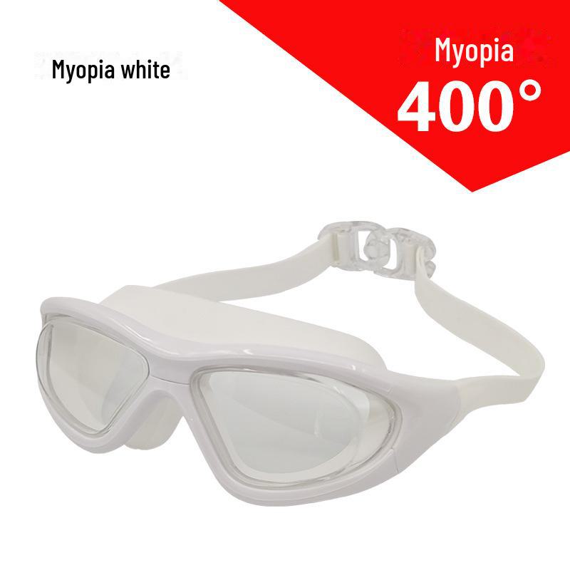 Plavecké brýle proti zamlžování s vysokým rozlišením pro krátkozraké dospělé - Ochrana očí pro muže a ženy