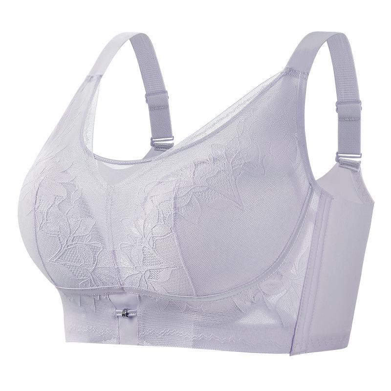 

Нижнее белье Тонкий Сексуальный Бюстгальтер Без Косточек Двубортный Пуш-ап Бюстгальтер Регулируемый Бюстгальтер Большого Размера 44/100D фиолетовый