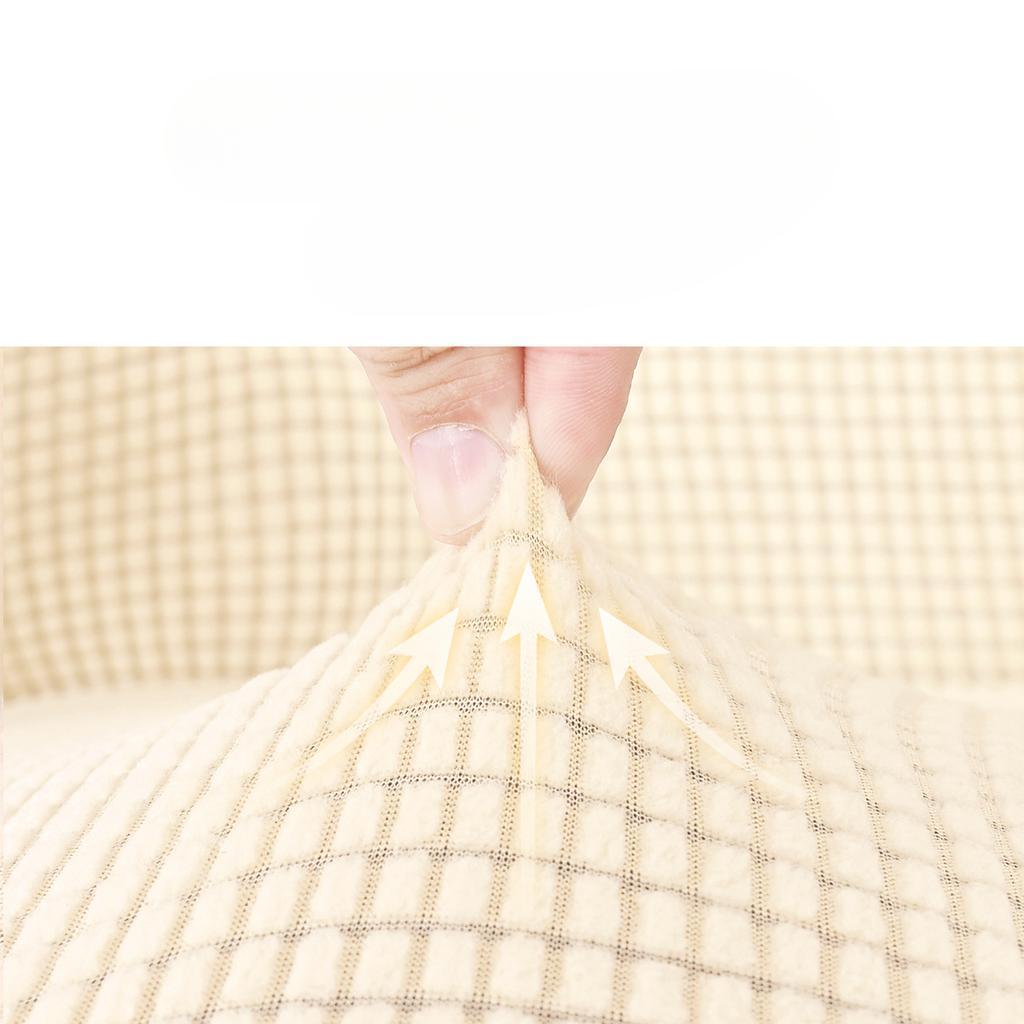 Elastický fleecový potah na sedadlo do skříňky, potah na jednotlivou pohovku, all-inclusive, univerzální, evropský a americký