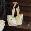 Allround-Nylon-Schultertasche Damen Große Kapazität Tote College-Studenten-Schulranzen Lässig Einfarbige Einfache Pendler-Handtasche