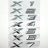 3D SDrive 30d 50d 35d 18d 20d 23d 25d 40d 45d Logo Letter Car Rear Trunk Badge Emblem Decal Sticker For BMW X1 X2 X3 X4 X5 X6 X7