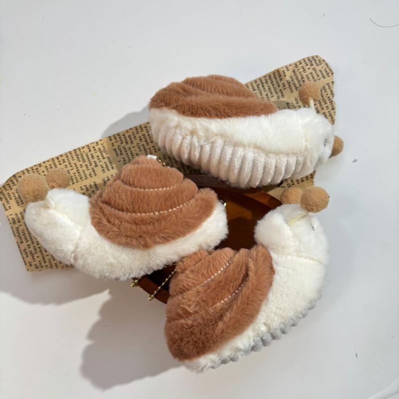 Snails Plush Toy Keychain Cartoon Animal Soft Stuffed Doll Pendant Car Key Ring Backpack Bag Decor Kid Gift