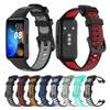 Silicone Wrist Strap For Huawei Band 10 9 8 Two-Color Watchband Bracelet Wristband Accessories