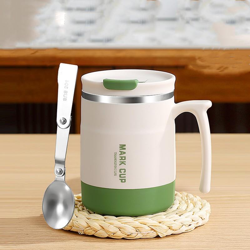 Nerezový hrnek 304 s víčkem Hrnek na čaj Hrnek na kávu