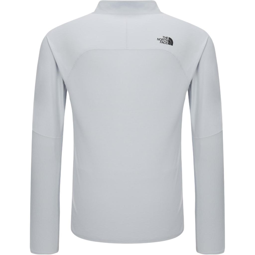 The North Face Eiger Logo Zip Long Sleeve T-Shirt Unisex Tops NT7LS00B