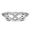 Elegant 8 Shaped Rings for Women with Sparkling Zirconia Stones Trendy European American Jewelry Gift