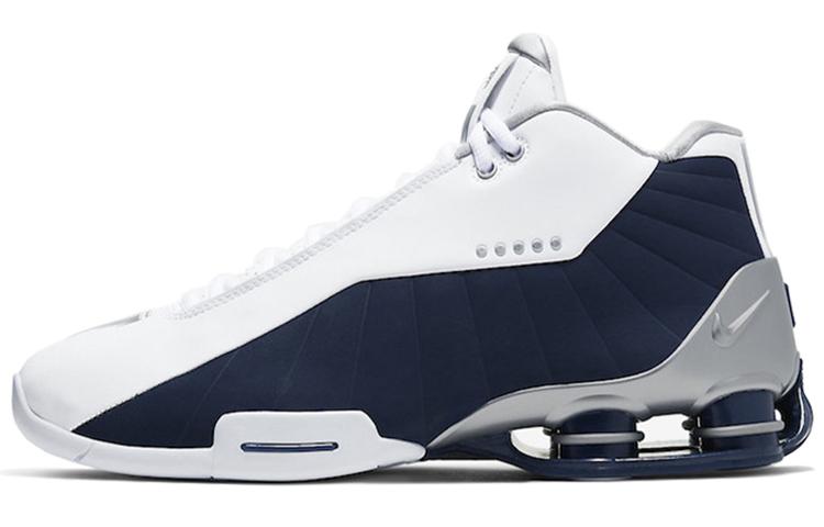 

Nike Shox BB4 White Silver Navy AT7843-100 41