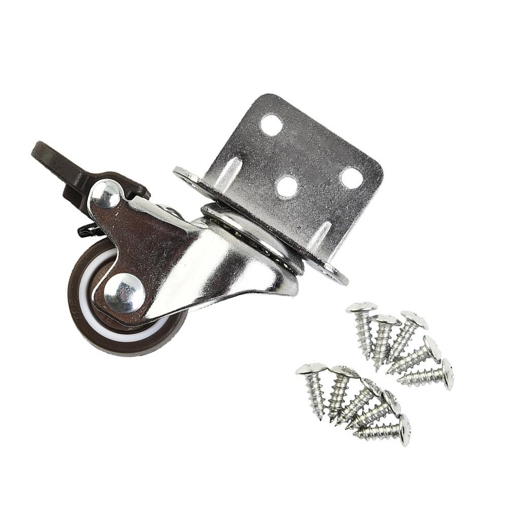 1 ცალი მძიმე ტვირთის როლიკები 20 კგ უხმაურო მბრუნავი ბორბლები ავეჯის, სკამის, საწოლის გადასაადგილებლად