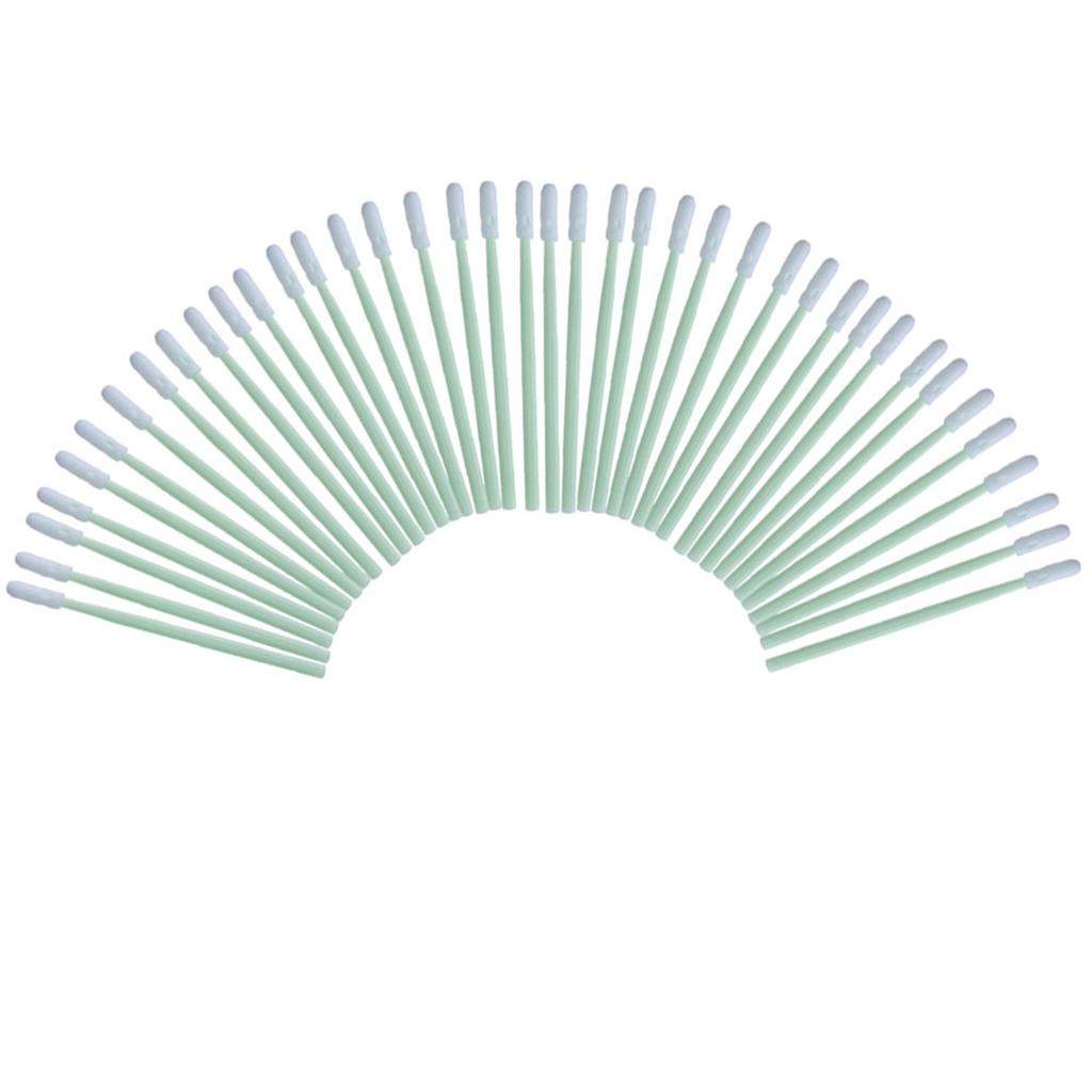 100pcs Anti Static Foam Cleaning Swabs Round Tip Stick For Printer Disk Lens