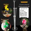 Aluminum Film Balloons: Wedding Party Decorations, Ribbon Balloon Chain, Streamers, Air Pump, Table Float Accessories