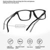 1Pc Portable Anti-blue Light Reading Glasses Spring Foot Unisex Ultralight Presbyopic Glasses +1.0+1.5+2.0+2.5+3.0+3.5+4.0