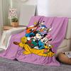 1pc, Disney Mickey Mouse Family Throw Blanket Soft & Cozy for Home Decor, Couch Cover, Travel