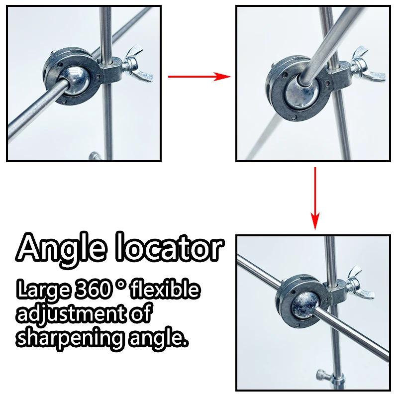Ruihe Rehoo 360° Otočný Kovový Držák Jigu pro Broušení Nožů s Pevným Úhlem RH006