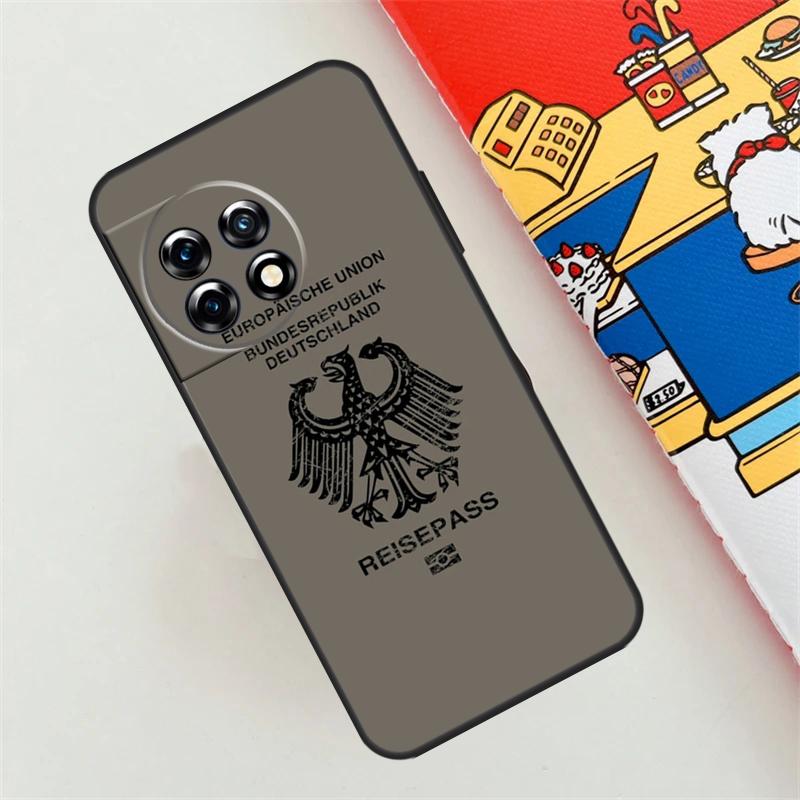 Deutsches Italienisches Französisches Reisepassetui Für OnePlus 10T 8T 12R 10R 9R 12 11 10 9 Pro Nord CE 4 2 Lite N10 N20 N30 Nord 3 Hülle