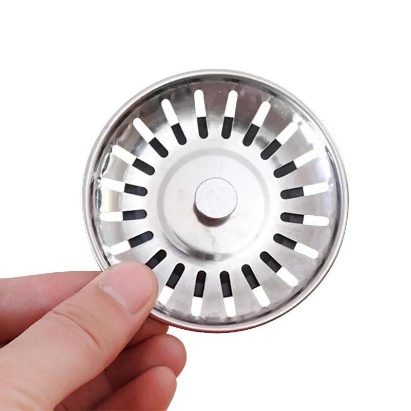 2PCS Kitchen Sink Strainer And Stopper Set Waste Plug Filter for Sink Drain Easy-Clean Tools for Kitchen Use