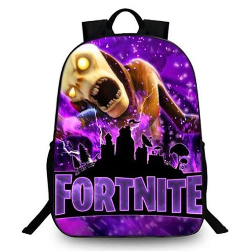 3d Fortnite Game Print Backpack Bookbag School Laptop Travel Bag Boy Girl