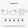 Anti Blue Light Blocking Reading Glasses for Woman Full Metal Frames Eyewear Presbyopia Stylish Exquisite Portable HD Eyeglasses