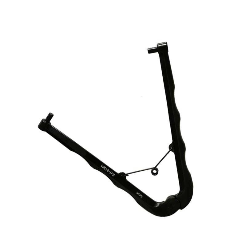 Adjustable Double-Pin Spanner Wrench with 180mm Opening Tool Steel Construction for Installing and Removing Round Nut Holed Locking Nut