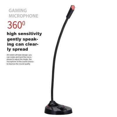 USB Microphone Omnidirectional Recording Studio Speech Mic for PC Desktop Usb / 3.5mm Plug Condenser Microphones