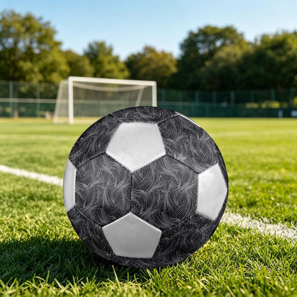 1pc Abstract Wave Durable Soccer Ball/Football, Size 5, Perfect for Training, Entertainment And Competition,Gift yy26060625
