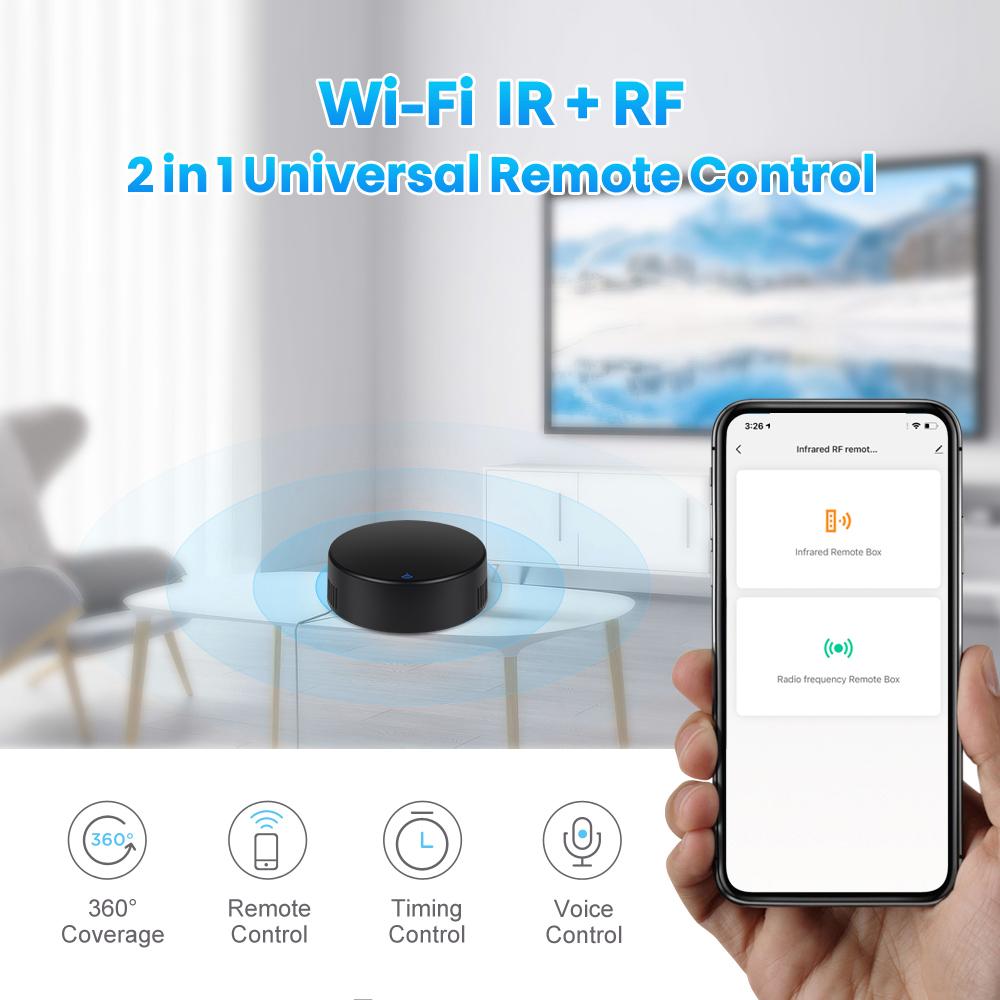 WiFi IR   Remote Controller All-in-One Wireless Controller Infrared Controller Compatible with    Home Voice Control