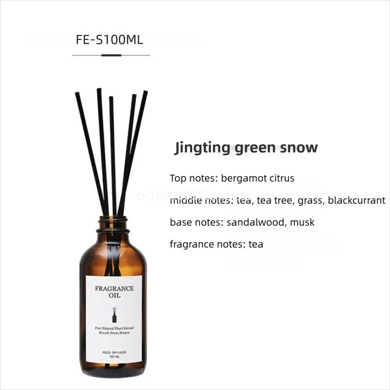 100ml Fireless Aromatherapy Essential Oil Rattan Aroma Bedroom Toilet Deodorant Household Decoration Gift Diffuser Air Freshener