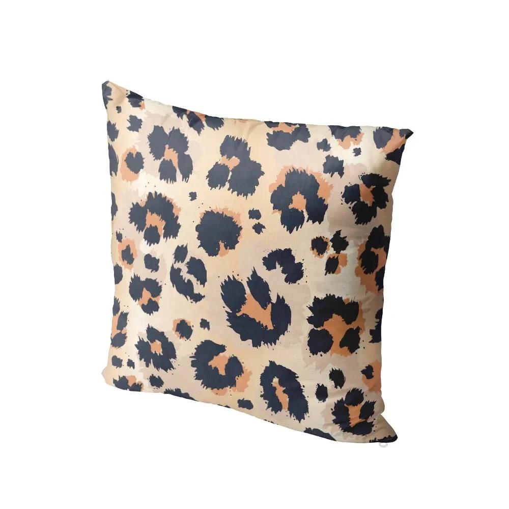 Fashion Leopard Print Pillow Case X Home Party Sofa Bedside Cushion Cover Decorative Body Throw Short Plush Pillowcase