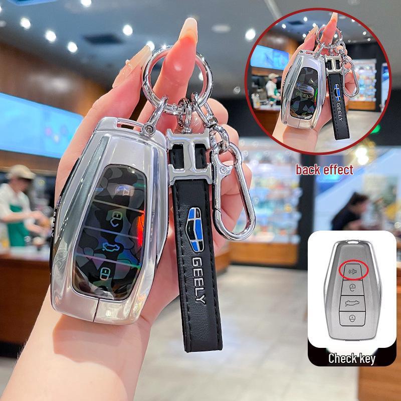 Geely Emgrand Key Case: Fits Xingrui, Boyue PRO, Xingyue L, L7/L6, Binyue with Metal Buckle
