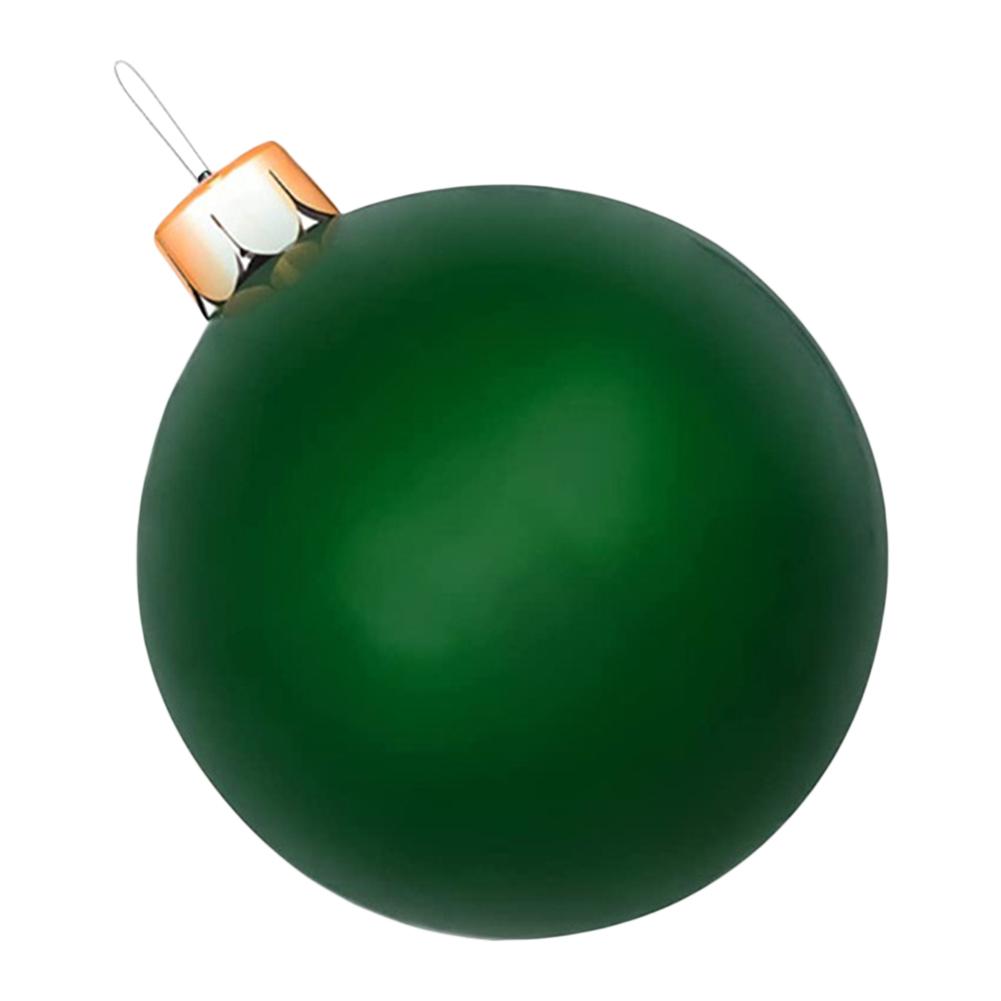 30/45/65/75CM Christmas Inflatable Ball PVC Blow Up Ball 8 Colors Decorated Ball With Stakes To Fasten Ball Happy new year