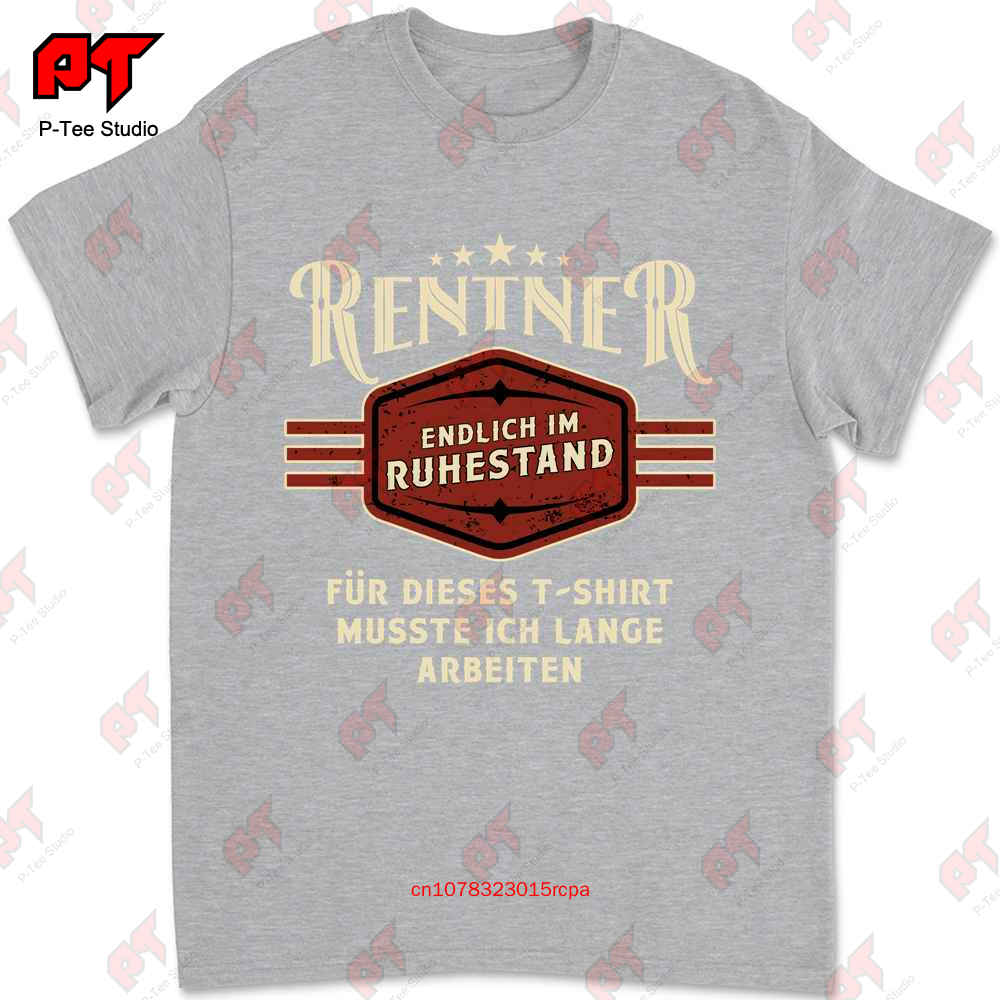 Rentner Endlich Im Ruhestand Fun Geschenk Tshirt HOXU
