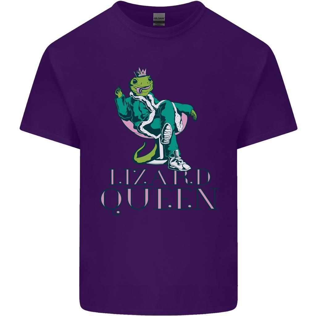Lizard Queen Chameleon Bearded Dragon Unisexs Light Cotton TShirt