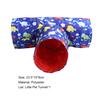 Good Air Permeability Pet Tunnel Large Space Polyester Stress Relieve 3 Way Pet Tunnels Toy for Home