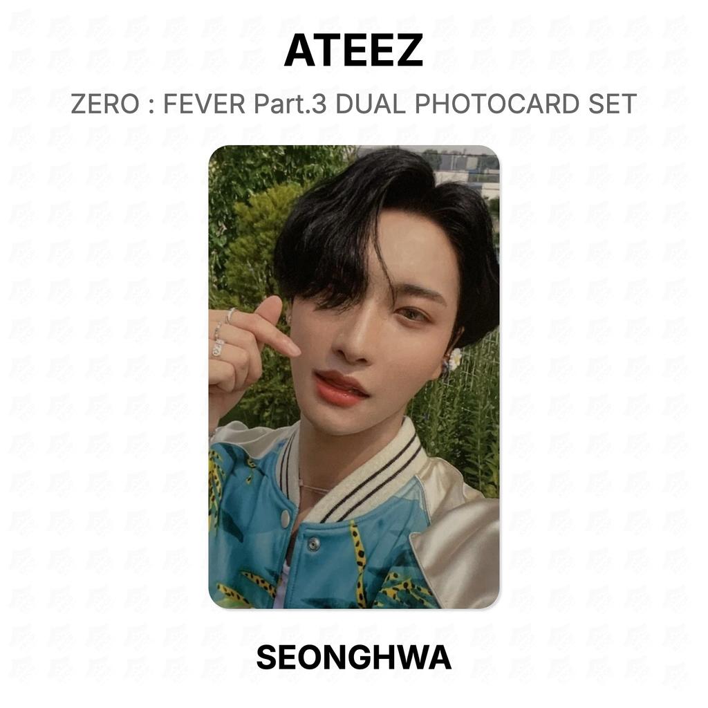 ATEEZ ZERO : FEVER Part.3 DUAL PHOTOCARD SET Official Photocard