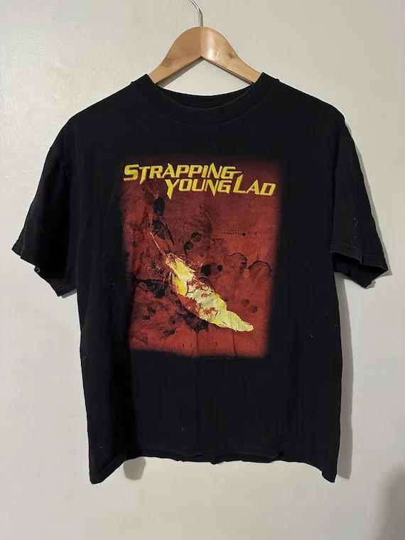 Strapping Young Lad Band 2003 Concert Shirt Black Unisex S-5XL HS382 Unisex T-Shirt XXXXL