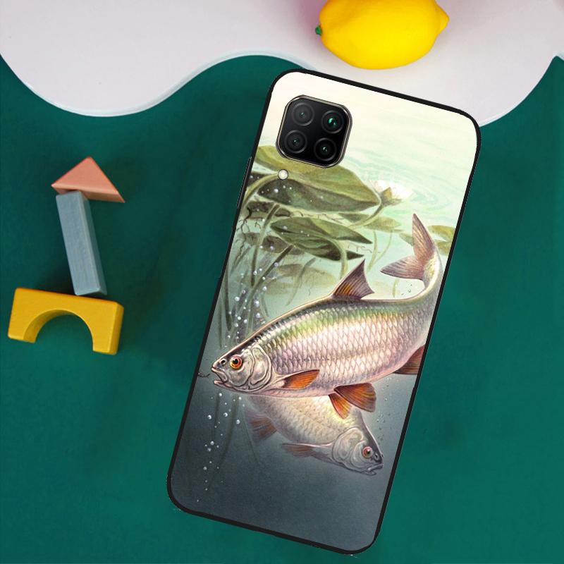 Fish Fishing For Huawei Nova 11i 12s 12i 8i 7i Y73 Y70 Y90 Y60 Y72 Y61 Y91 9 10 SE P30 Pro P40 Lite Case