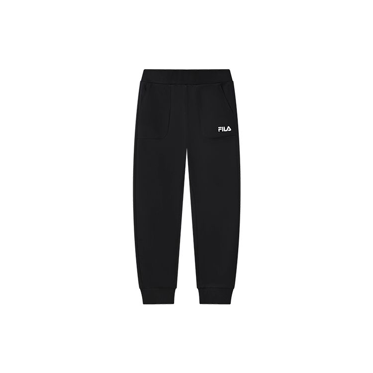 

Fila Однотонные спортивные брюки кэжуал с логотипом на манжете Женские брюки Черные F11W319605FBK L