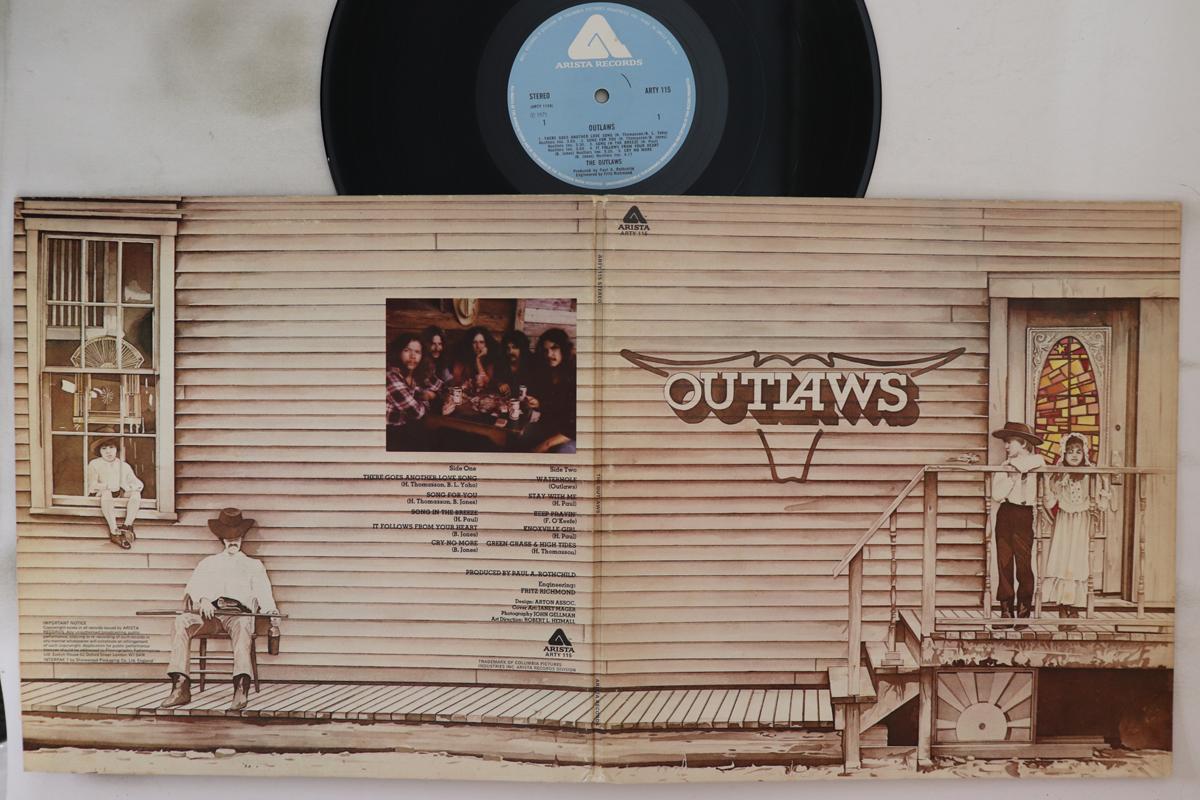 

LP Record OUTLAWS - Outlaws ARTY115 ARISTA 1975 UK Rock Used