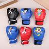 Cartoon Child Boxing Gloves Pu Leather Kids Sparring Punching Gloves Sanda Kids Boxing Punching Gloves Fighting Taekwondo Mitts